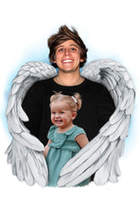 Load image into Gallery viewer, Color Portrait with Angel Wings