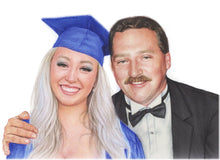 Load image into Gallery viewer, Graduation Color Portrait
