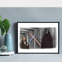 Load image into Gallery viewer, Color Portrait as a Character (with a full drawn background)